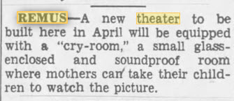 Bryce Theatre - BLURB ABOUT THEATER FEB 25 1946